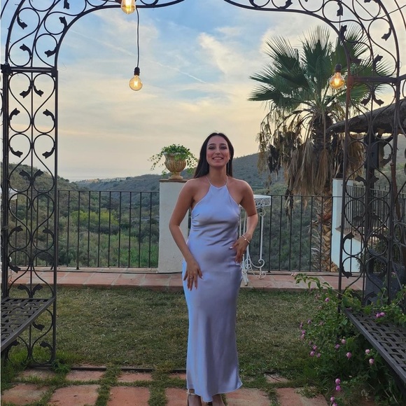 𝗡𝗪𝗧 𝗭𝗮𝗿𝗮 • Satin Dress With Spaghetti Straps - Picture 9 of 14